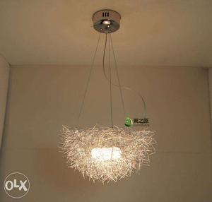 Birds nest light for home decoration