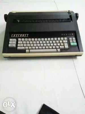 Black And Beige Lasernet Typewriter