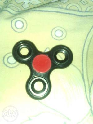 Black And Red Hand Spinner