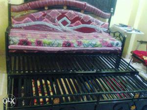 Black iron Sofa Bed at D  Shivajinagar aurangabad ms