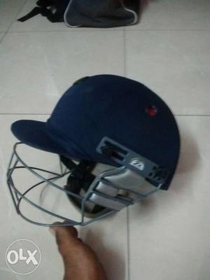 Blue And Grey Baseball Helmet