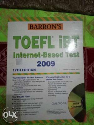 Book TOEFL iBT  edition. excellent condition.