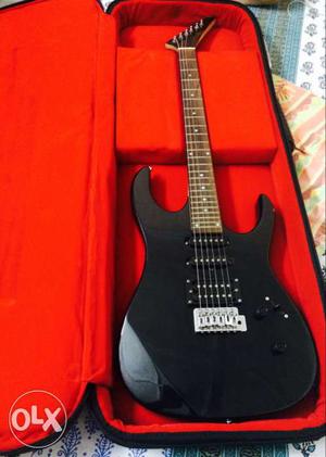 Brand new electric guitar, imported cover and tuner