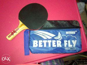 Brown Wooden Better Fly Table Tennis Pad