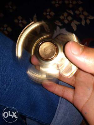 Gold Tri-fidget Spinner