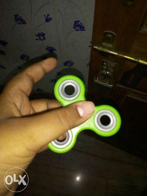 Green and Grey Fidget Hand Spinner