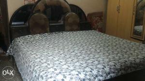 Grey Double bed