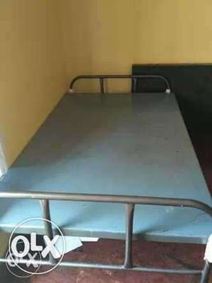 Iron cots for sale 6 months old 55 no. is their zero