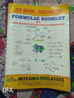JEE Main / Advanced Formulae Booklet