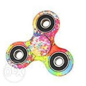 Multi Colored Fidget Spinner Toy