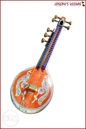 Orange And Blue String Instrument