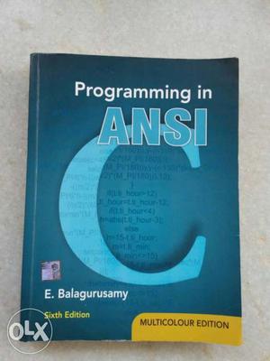 Programming in C by E. Balagurusamy