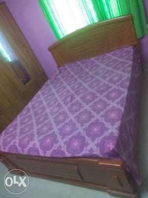Queen size bed with storage for sale