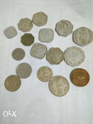 Silver Coin And Gold Coin Lot
