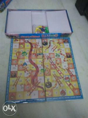 Snake In The Ladder Board With Box