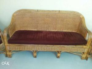 Sofa 3 seater cane set for your family.