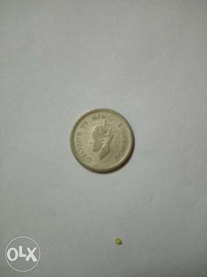 Used coin from British era
