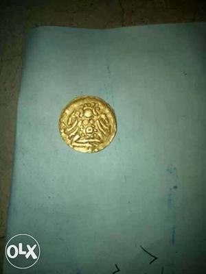 Very old gold coin