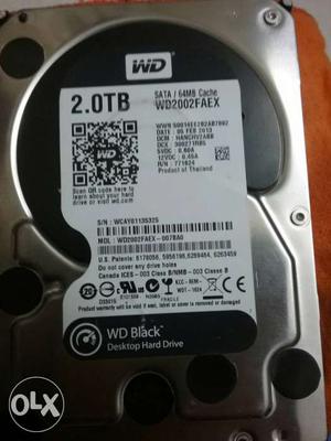 WD 2TB Cavier Black Desktop SATA Hard Disk
