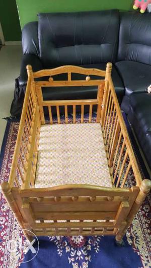 Wooden Crib/Cradle for sale for /- negotiable