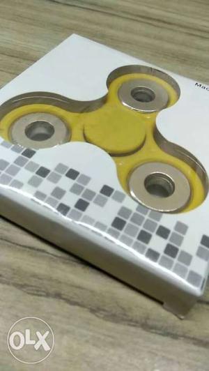 Yellow Fidget Hand Spinner Available At lowest Price New