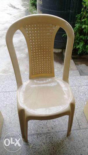 Yellow Plastic Chair 3 in numbers each of Rs.500/-
