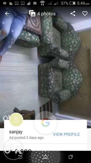  seater) sofa for urgent sale.