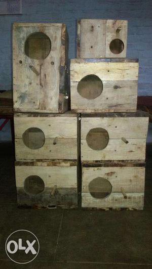 All types of wooden breading box & steel cages & drinker &