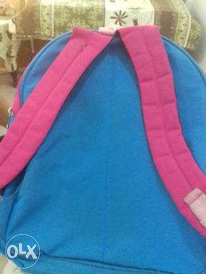 Barbie blue and pink bag