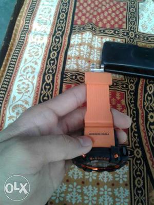 Black And Orange Casio G-shock