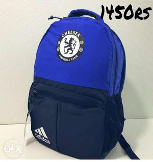 Blue And Black Adidas Backpack branded bags