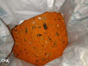 Bright orange crystal sand 5kg with small stones