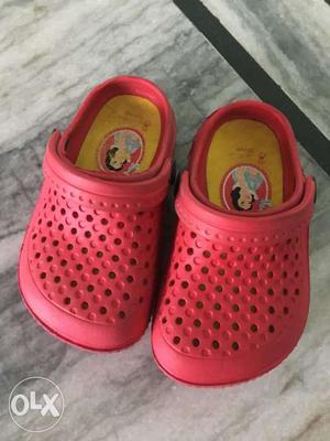 Disney kids footwear for age 2-3 years, size 24,