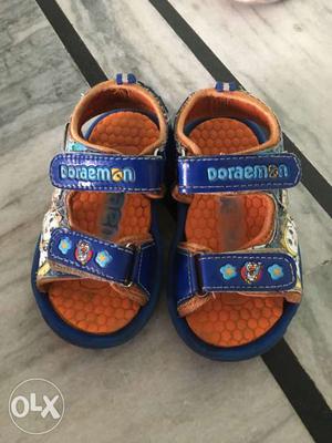 Doraemon sandals, for boy aged 3-4 yrs, no 7