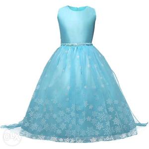 Elegant blue gown Size available 5 to 6 years few