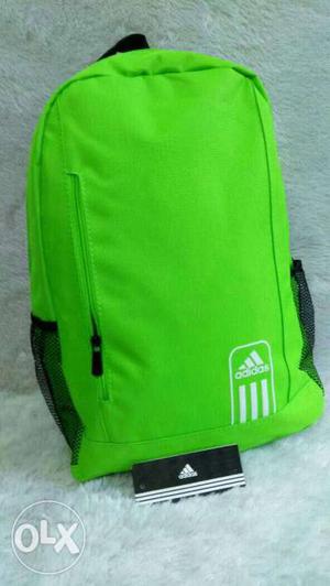 Green And Black Addidas Backpack if Pay With