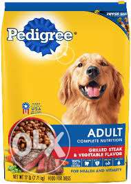 Pedigree dogs food avilable in low price fresh n