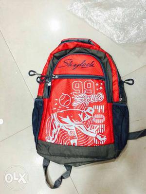 Red And Black Skylook Backpack