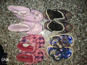 Toddler's Four Pairs Of Shoes