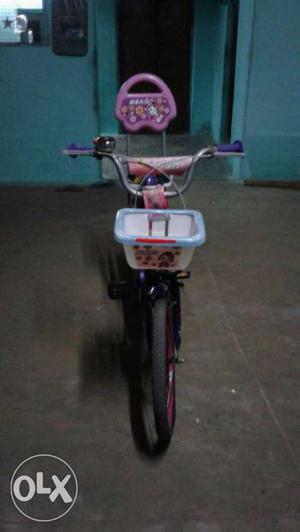 Toddler's Purple And Pink Bicycle