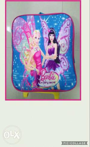 Two Barbie Characters Printed Backpack