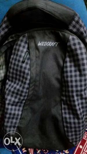 Wildcraft bag (black and grey)
