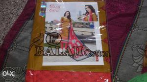 Women's Brown And Red Salwar Kameez In Package