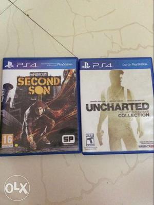 2 Sony ps4 games (Can exchange also)
