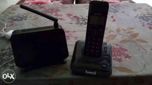 BSNL wifi connection rs  and beetel cordless