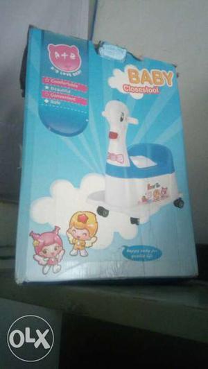 Baby close stool,(potty) with wheels brand