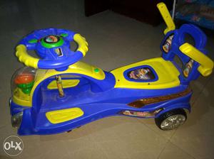 Big car cycle for kids with sliding wheels and