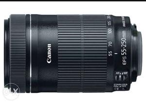 Black Canon EFS  DSLR Lens