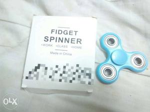 Blue Fidget Spinner With Box