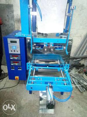 Blue Industrial Machine